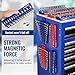 WORKPRO 8-Piece Magnetic Socket Organizer and Magnetic Wrench Organizer Set, Socket Holder Set 1/4