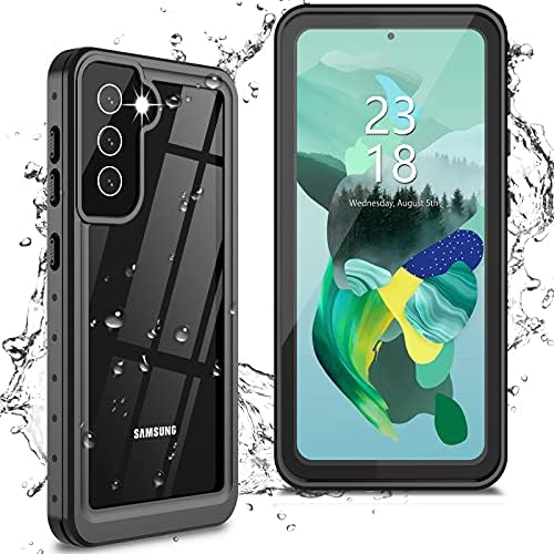 Nineasy for Samsung Galaxy S21 Case Waterproof 5G, High Clarity Built-in Screen Protector Full Body Protective Dustproof Shockproof Clear IP68 Waterproof Case for Galaxy S21 6.2 inch 5G Nineasy for Samsung Galaxy S21 Case Waterproof 5G, High Clarity Built-in Screen Protector Full Body Protective Dustproof Shockproof Clear IP68 Waterproof Case for Galaxy S21 6.2 inch 5G