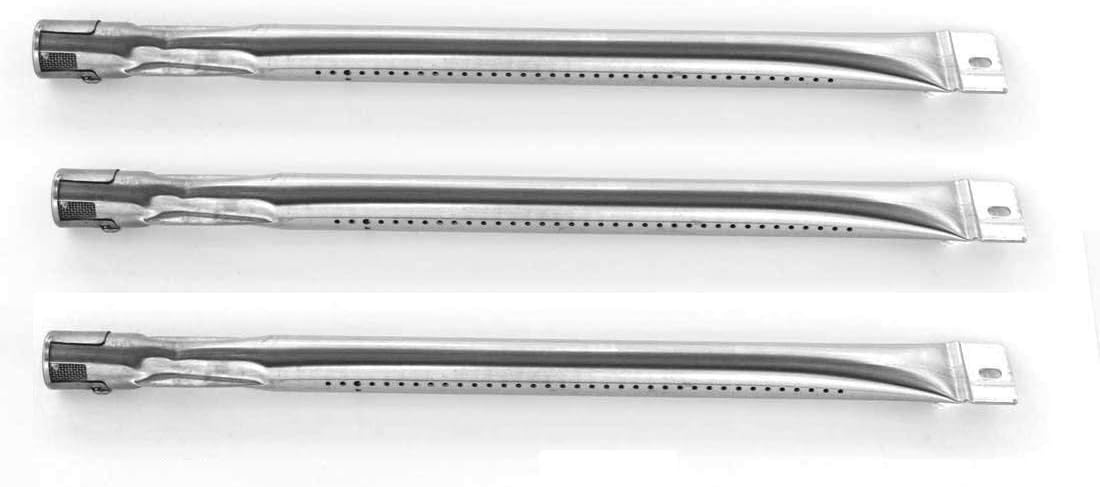 3 Pack Replacement Burner for Select Kenmore 146.16154210, 146.16156210, 146.1637110, 148.1615621 and Master Forge 518-3, 3218LTM, 3218LTN, L3218, P3018, SH3118B Gas Grill Models