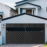 Garage magnetische Isolationsvorhänge, Garagentor-Fliegengitter, 488 x 244 cm, 244 x 214 cm, 274 x 214 cm, Isolierset(Blacks,244x305cm)