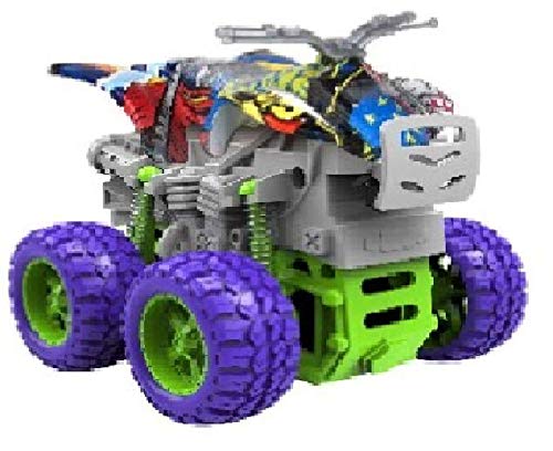 TEMSON Unbreakable Friction Powered Mini Monster Bike Toy for Kids ( Purple )