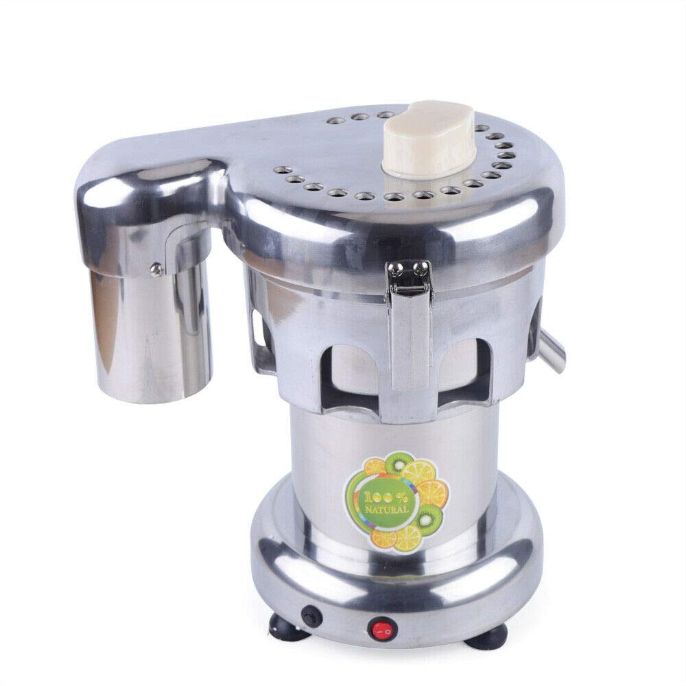 Residue Juice Separating Machine, 110V 370W Stainless Steel Electric Juicer Machine Commercial Electric Fruit Vegetable Extractor Squeezer 80-100kg/HR Electric Juice Extractor