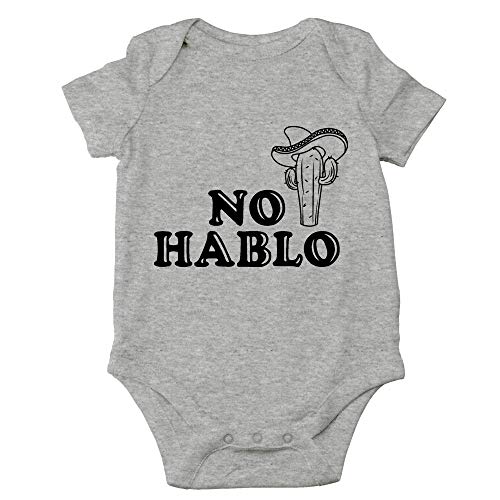 CBTwear No Hablo Espanol - Baby Clothes - Funny Newborn Bodysuit Outfits for Boys and Girls
