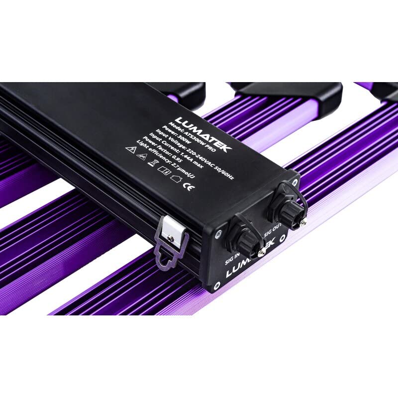 Weedness Lumatek LED ATS300 Vatios Pro - Panel LED Lámpara de Cultivo Espectro Completo Luz de Crecimiento Plantas de Interior