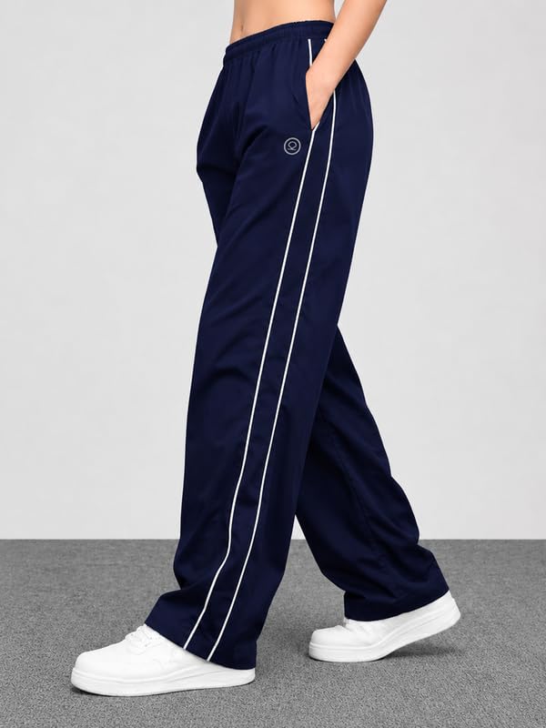 Image of CHKOKKO Track Pants for Woman Workout Botton Wear Relaxed Fit Lightweight Quick Dry Sports Trousers for Woman Stylish Gym, Yoga and Travel Casual Lower