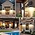 Brightever Motion Sensor Outdoor Wall Lights, Dusk to Dawn Porch Lights Outdoor Wall Sconces, Exterior Barn Lighting Fixtures with Outlet, Black Outside Lights for House, 2-Pack