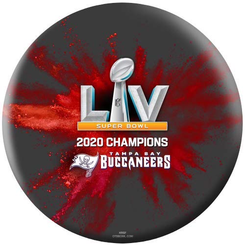 NFL Tampa Bay Buccaneers Super Bowl LV Undrilled Bowling Ball (16)