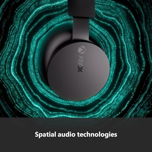 Xbox Wireless Gaming Headset | Carbon Black | Over Ear Headphones | Spatial Audio with Dolby Atmos | Consoles, PCs, TVs, Mobile, and More - 5