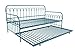 Novogratz Bright Pop Metal Daybed with Roll Out Trundle - Chic, Stylish, Space-Saving Design - Includes Sturdy Steel Slats