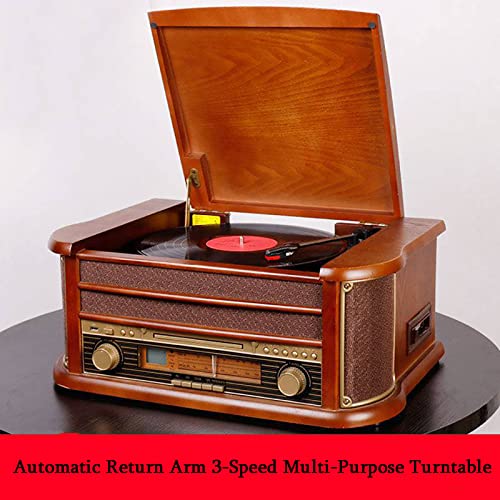 Tourne-Disque Vintage, Platine Vinyle Nostalgique pour Disque Vinyle avec Bluetooth, avec Lecteur CD, Cassette, Radio AM… - Les Beatles, Paul McCartney, John Lennon, RIngo Starr, George Harrison Tourne-Disque Vintage, Platine Vinyle Nostalgique pour Disque Vinyle avec Bluetooth, avec Lecteur CD, Cassette, Radio AM… – Image 4