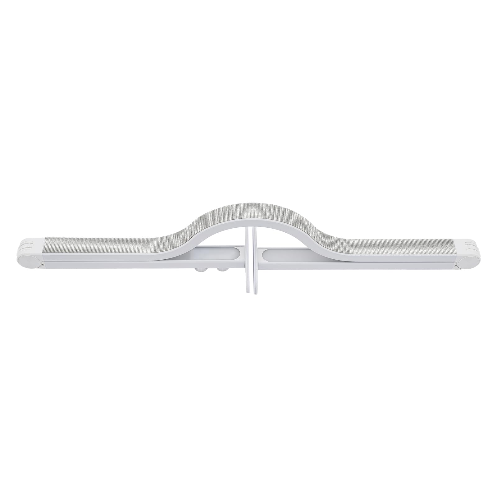 Desktop Halbmondlampe 48W LED Wimpernleuchte 3000-6000K Halbmond Lampe Helligkeit Farb einstellbar Halbmondlicht für Nageltisch, Schönheit, Maniküre, Tätowieren, wimpern (Weiß)