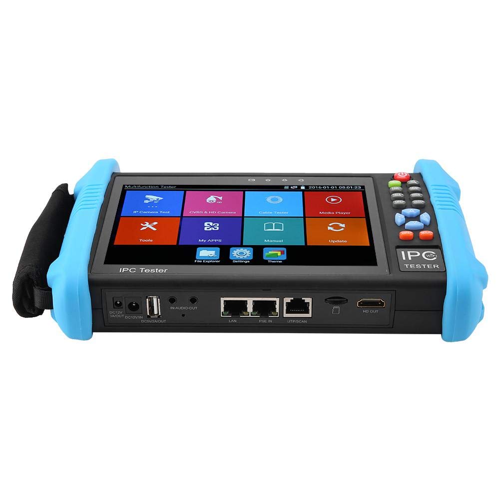 IPC-9800 Plus Serie 7 IP CCTV Tester4K H.265 TVI CVI AHD analógico AC 100-240V (IPC-9800-Plus)
