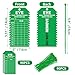 YHNTGB 90Sets Eye Wash Station Inspection Tags with Adjustable Wire Ties Yearly Monthly Test Record Labels for Emergency Shower Safety Register 5.51 X 3 Inch