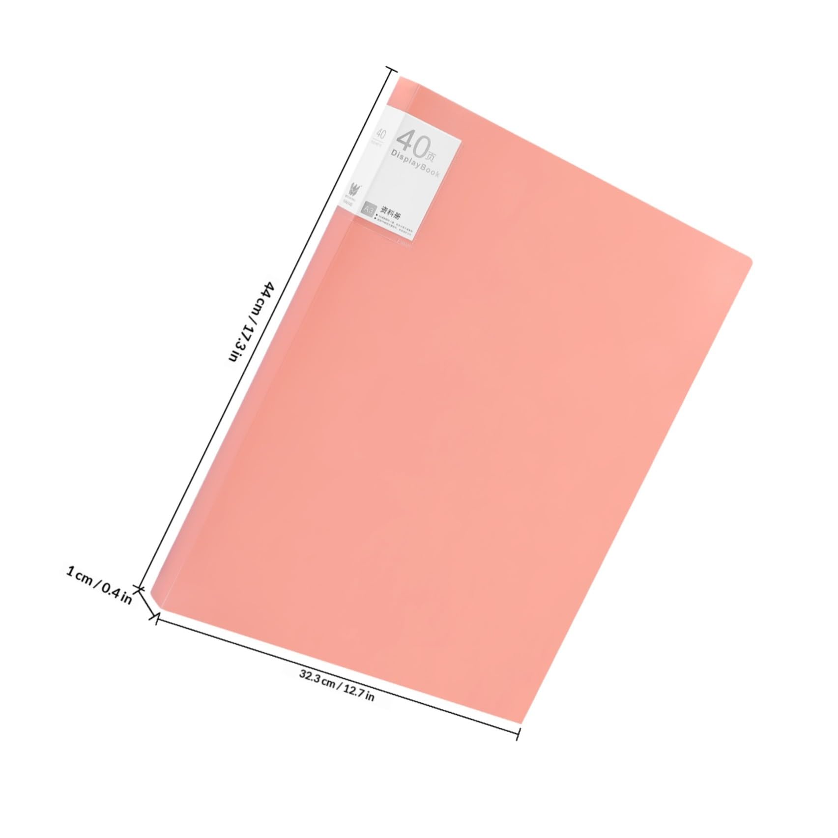 3 Pezzi Cartella per Documenti A3 con 40 Pagine in Plastica Resistente, Raccoglitore Elegante e Capiente per Ufficio, Scuole e Riunioni