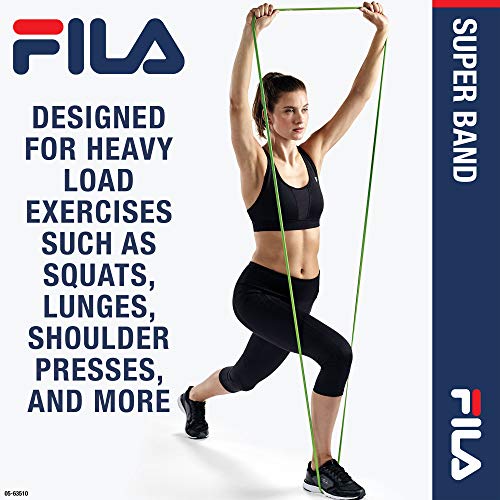 Resistance-Band-Exercise-Loop-Cords-by-FILA-Accessories-Superband-for-Assisted-Pull-Ups-Speed-and-Bodyweight-Strength-Training-Available-in-Light-Medium-Heavy-Sold-Separately