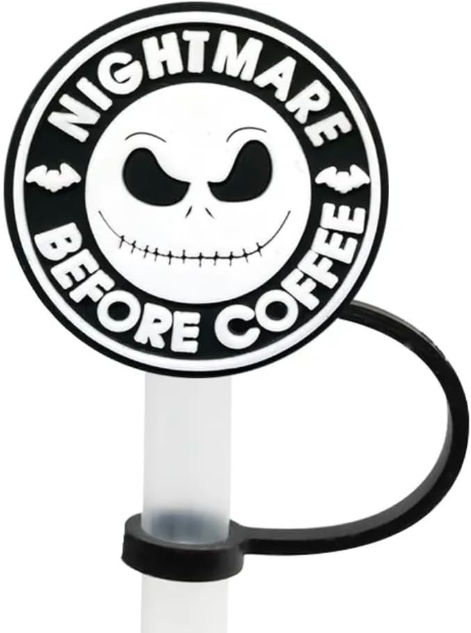 6 Pack 10mm Straw Toppers Compatible With Stanley 30oz & 40oz Tumbler Cups (Halloween Bundle) - Image 2