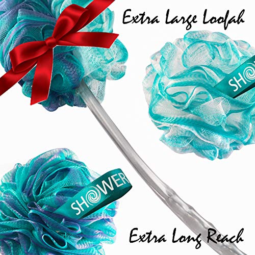 image for Shower Bouquet 2-Side-Loofah-Back-Scrubber & Bath-Sponges by-Shower-Bo