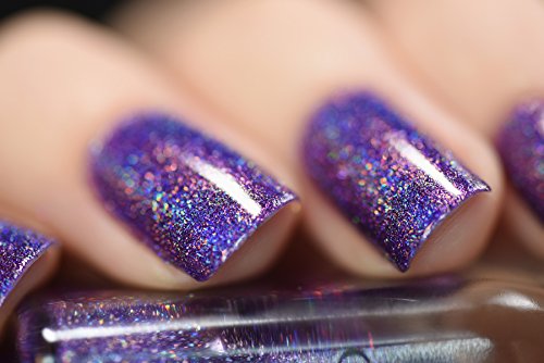 Image of ILNP Walking Home - Juicy Grape Purple Holographic Nail Polish