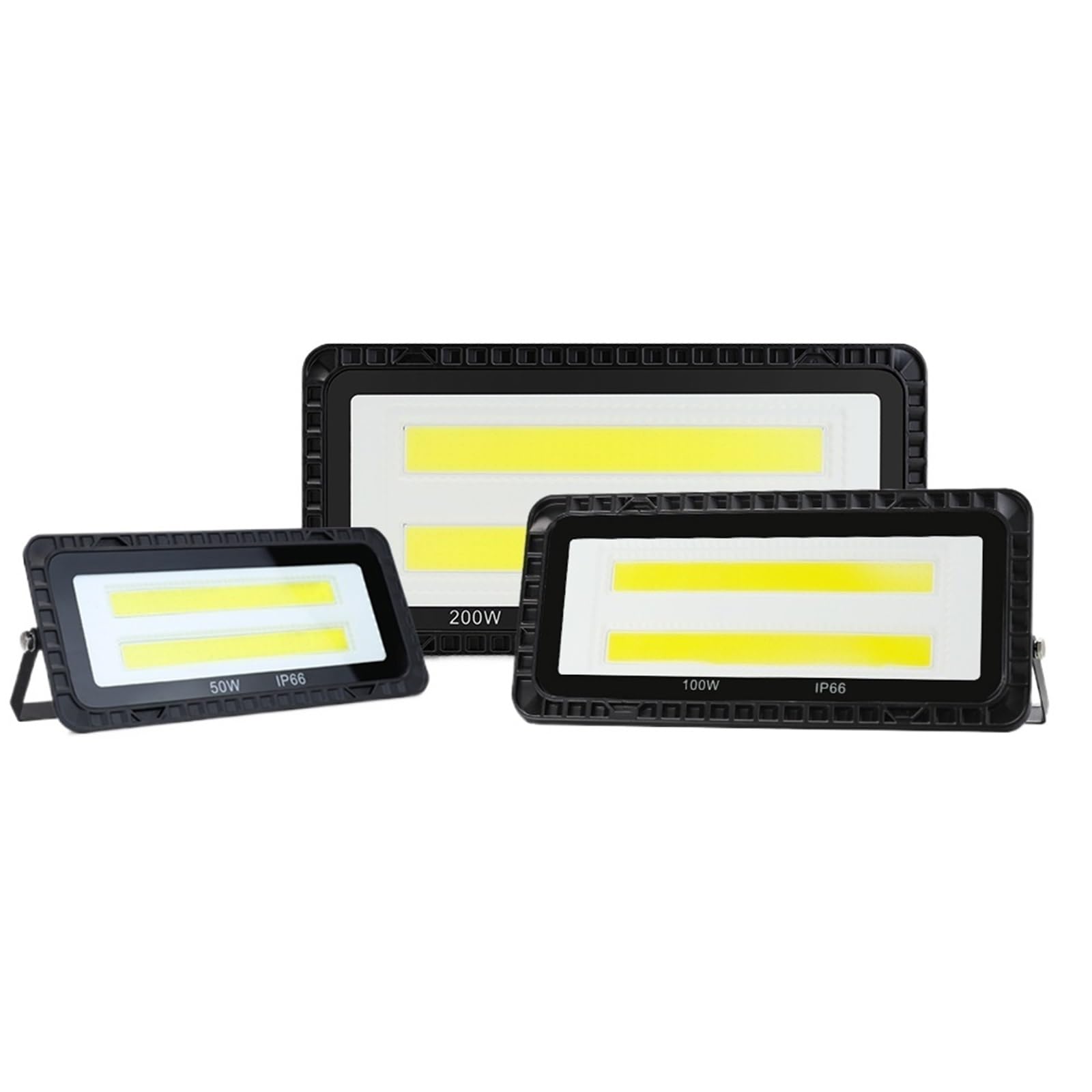 Gadsqdkok Cold Light Led Flood Lights Ac 220V 200W 100W 50W Ip66 Waterproof Outdoor Wall Lighting Projector Landscape Spotlight Floodlight(50W)