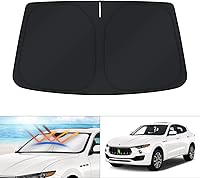 Vista 187 de KUST Parasol para parabrisas para BMW X1 F48 2016, 2017, 2018, 2019, 2020, 2021, 2022, accesorios de ajuste personalizado, parasol plegable