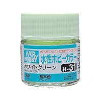 特価です。H30 水性ホビーカラー クリアー　108個です。 Amazon | 水性ホビーカラー H31 ホワイトグリーン | カラー塗料 通販