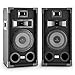 AUNA PA-800 Coppia di altoparlanti 2 casse audio passive (400W, woofer 20 cm, 3 vie, diffusori full-range, Bass Reflex)