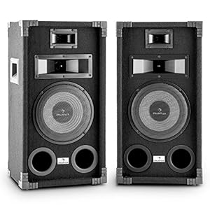 auna PA-800 full-range PA-luidsprekers paar 8 ” Woofer 800 W max.