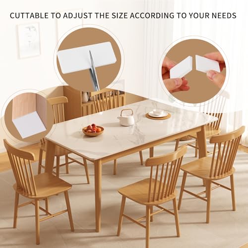 Image of 18Pcs Headboard Stoppers for Wall, IPEROT EVA Foam Anti Shake Furniture Pads, 8Pcs (15mm) + 10Pcs (5mm) Wall Protector, Bed Noise Stoppers, Anti-Vibration and Headboard Bumpers, Felt Couch Stoppers