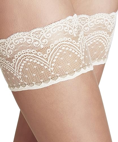 Image of FALKE Women's Invisible Deluxe 8 Denier Ultra Sheer Thigh Highs, 1 Pair