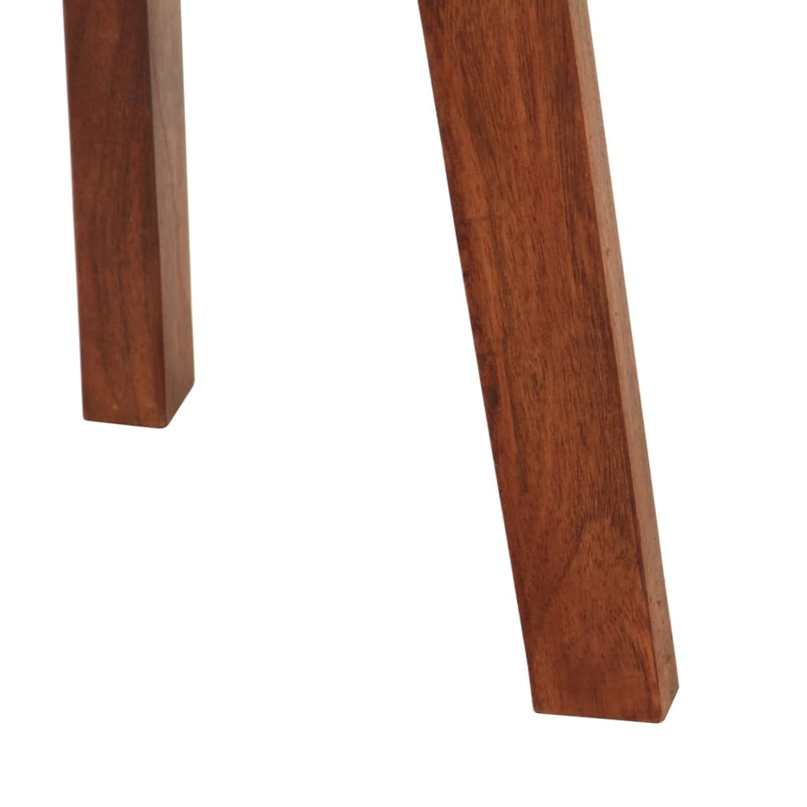 Homgoday Taburetes de bar de 2 piezas de piel auténtica y madera maciza de acacia, silla de oficina, silla de oficina, bar, silla de escritorio, para dormitorio o salón