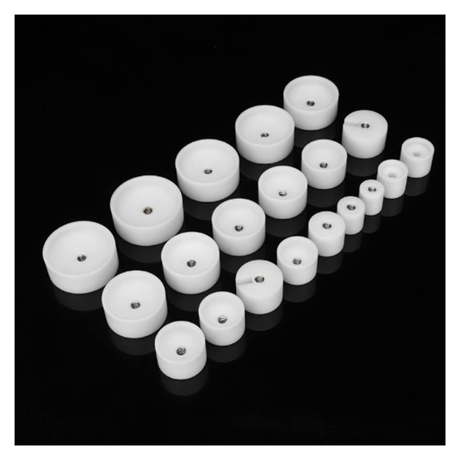 Kit d'outils de réparation de Montres, 20 pièces, Matrices de Machine de capsulage de Montres, presseur de Couvercle arrière de Montre de Haute qualité, Accessoire de Machine de pr
