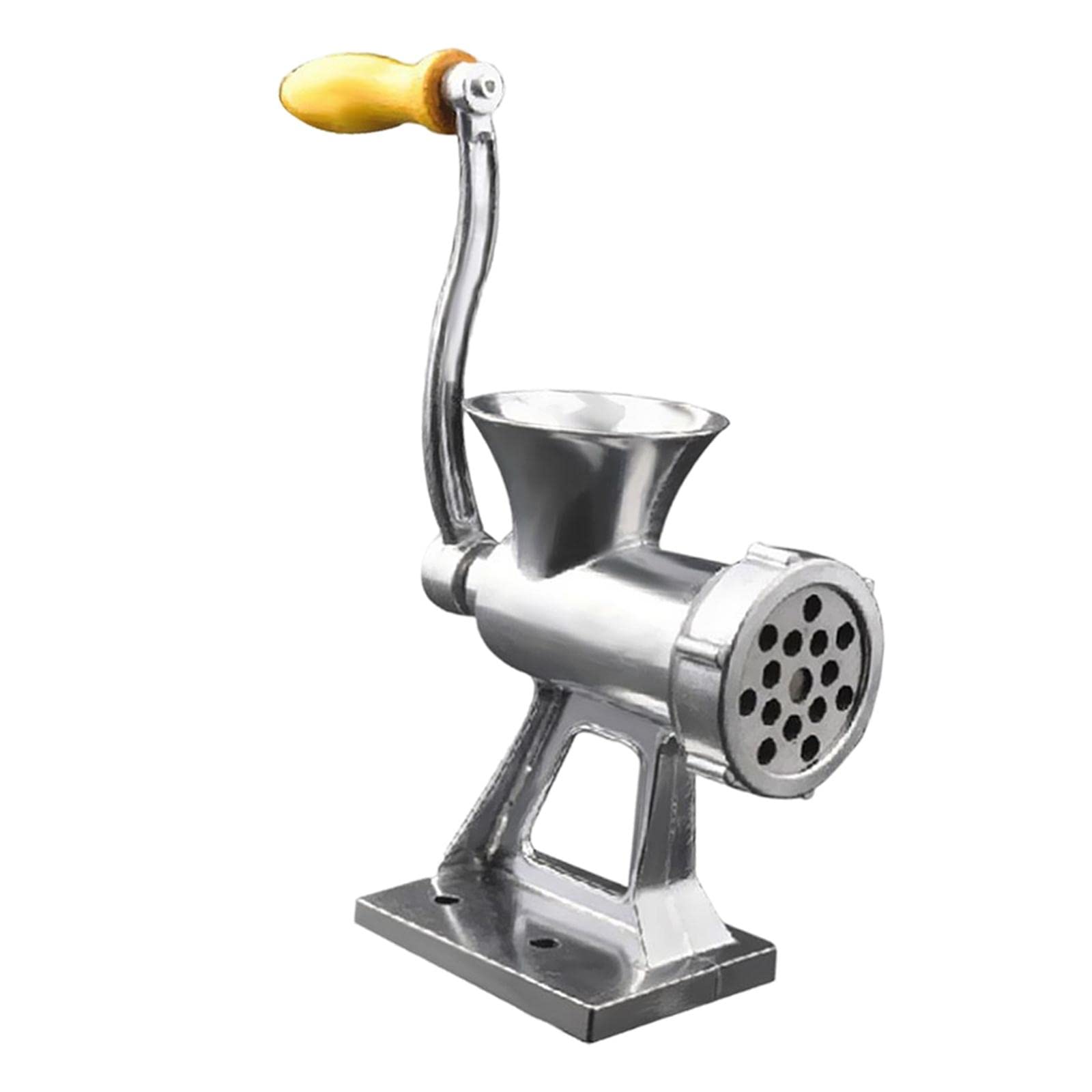 Heavy Duty Hand Operated Crank Meat Mincer Grinder Beef | Heavy Duty Hand Operated Crank Meat Mincer Grinder Beef Pasta Sausages Maker Aluminium Alloy Silver-image-35