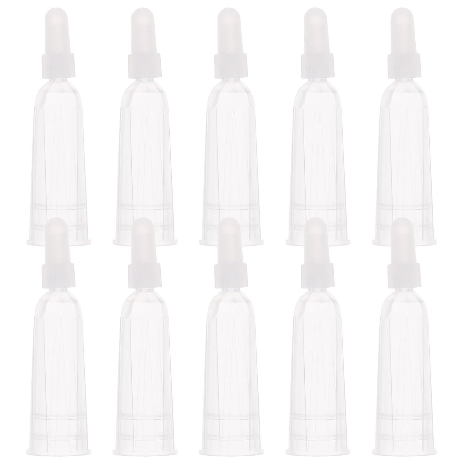 FOMIYES 10-Pack Ampule Opening Tools - Finger Protection Caps for 2ml Glass Vials, Safe Liquid Dispensing Toppers with Grip Texture - Medical and Lab Use