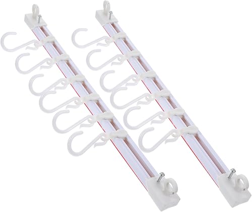 Juego de 2 ganchos de gabinete para colgar en la pared, para colgar en la pared, barra, toalla, gancho de pared, gancho deslizante para llaves,