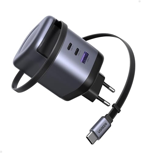UGREEN Nexode USB-C Charger 100W with Retractable Cable, …