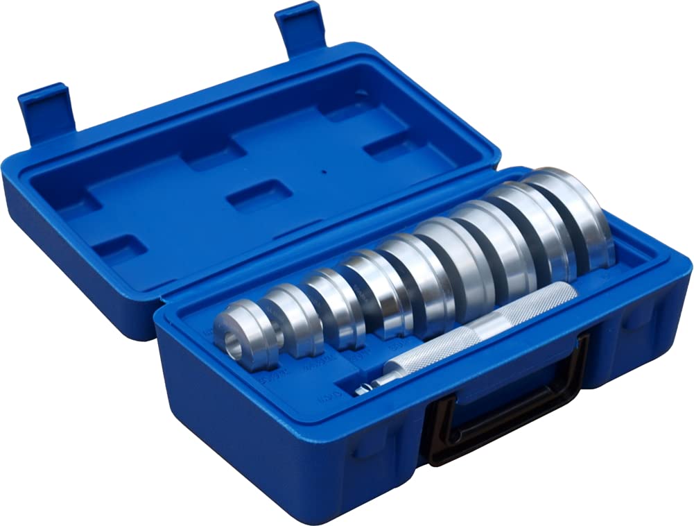 CARMAX Presse d'atelier 12T - Presse hydraulique + jeu d'éléments de pression 10 pièces – Presse à cadre hydraulique 12000kg