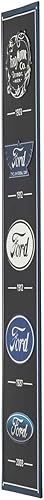 Miniatura 2 de Ford Logo Evolution - Letrero de metal vertical en relieve – Letrero vintage de Ford para garaje o cueva de hombre
