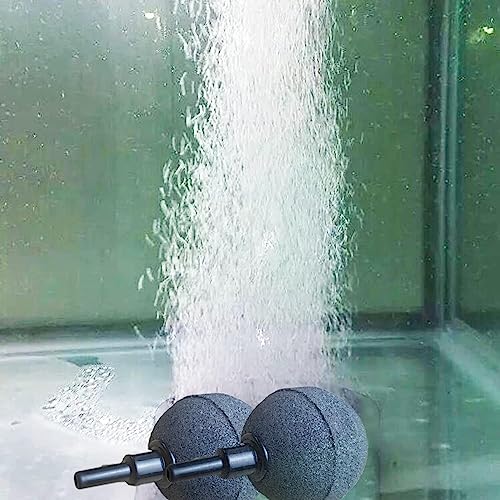 Eterspr Pack of 6 Aquarium Air Stone Ball, Aquarium Air Stone, 4 mm / 8 mm Hose, Connectable, for Ponds Aquariums and Fish Tank - Image 4