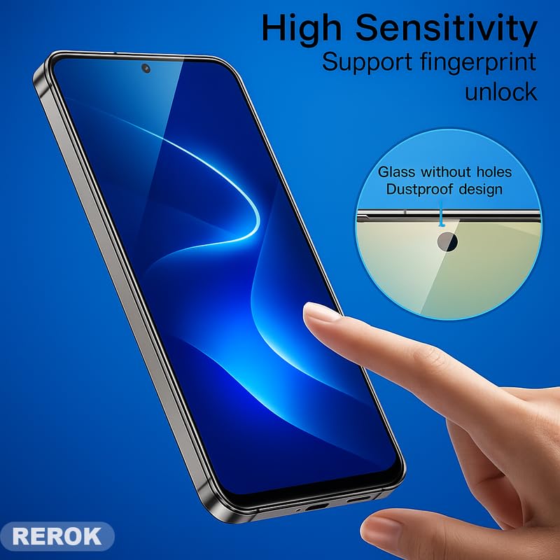 Image of Gorilla Tempered Glass Screen Protector Compatible with Samsung Galaxy F52 5G [Pack of 2] | Edge-to-Edge, Bubble-Free, Case Friendly, Easy Installation Kit