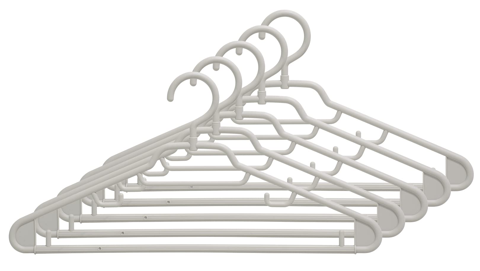 Amazon.co.jp: サワフジ クロージングハンガー 5本組 グレー 日本製 CH