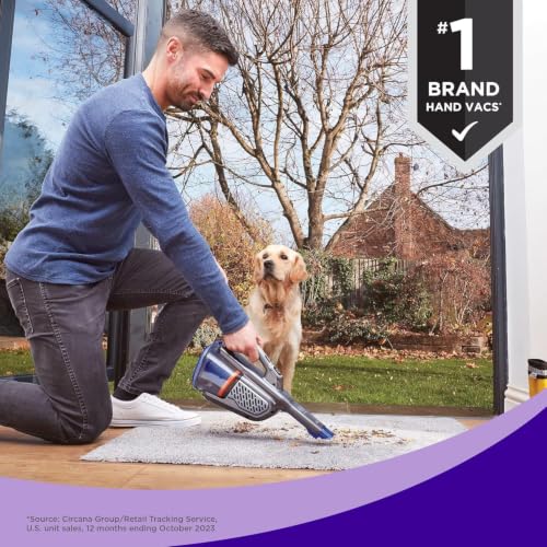 BLACK+DECKER Dustbuster FurBuster Cordless Pet-Hair Handheld Vacuum (20V) — view 8