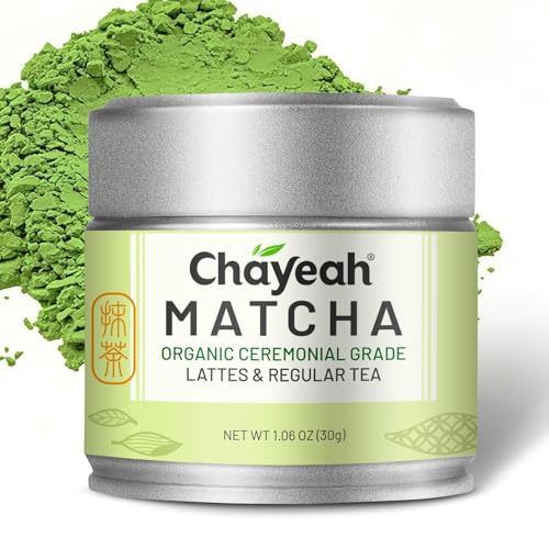 Té matcha orgánico ceremonial 1.06 oz miniatura 1