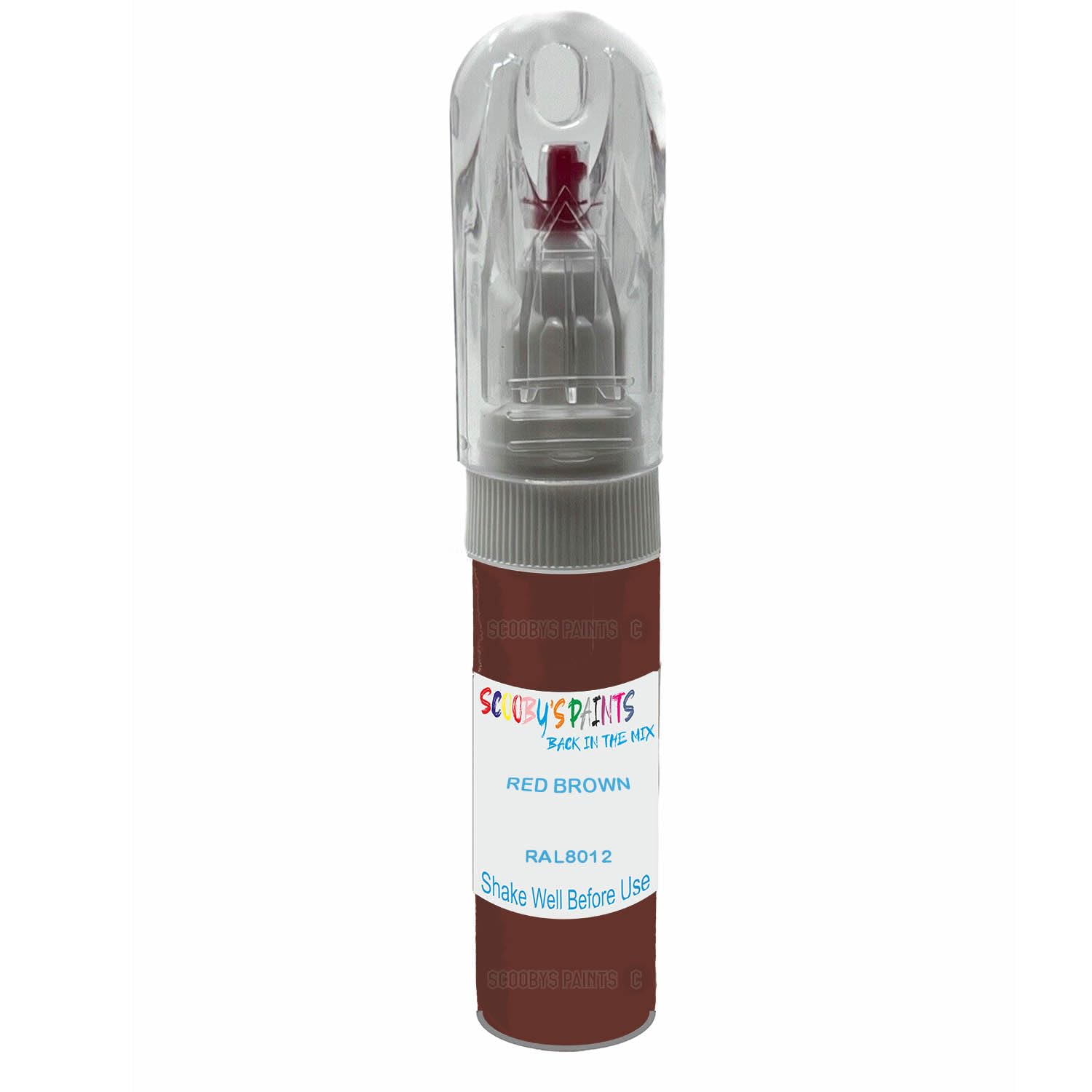 Scoobys Paints Back In The Mix Ral8012 Red Brown Ral Paint Upvc Pen Repair Window,Plastic,Cladding,Wood,Metal Touch Up