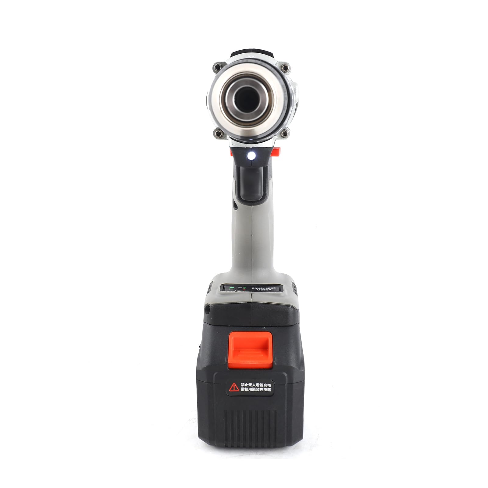 Taladro atornillador inalámbrico HUIOP Taladro atornillador inalámbrico Paquete de 2 baterías 21V 6.0A Par máximo 200N.m Portabrocas sin llave de metal de 1/2 pulgada 20 + 3 posiciones 0-1550RMP Desto