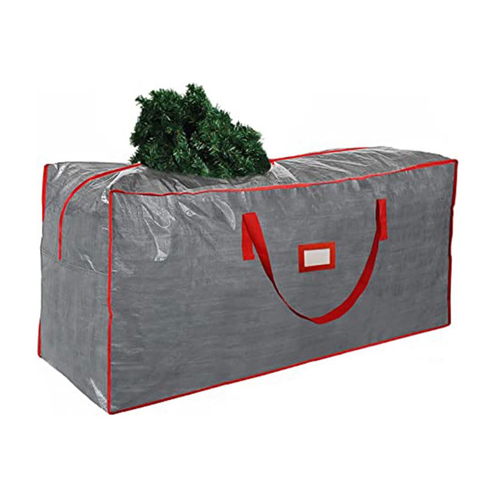Borsa Per Albero Di Natale 270cm - Sacco Impermeabile Con Cerniera, Verde, 75x125cm