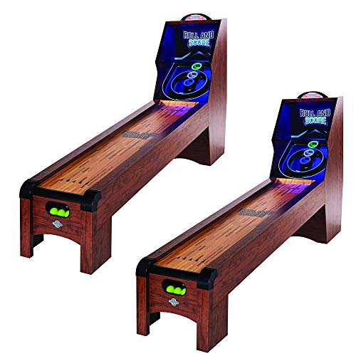 Lancaster 108 Inch Classic Arcade Roll Score, Skee Ball Game Machine Table (2Pk)