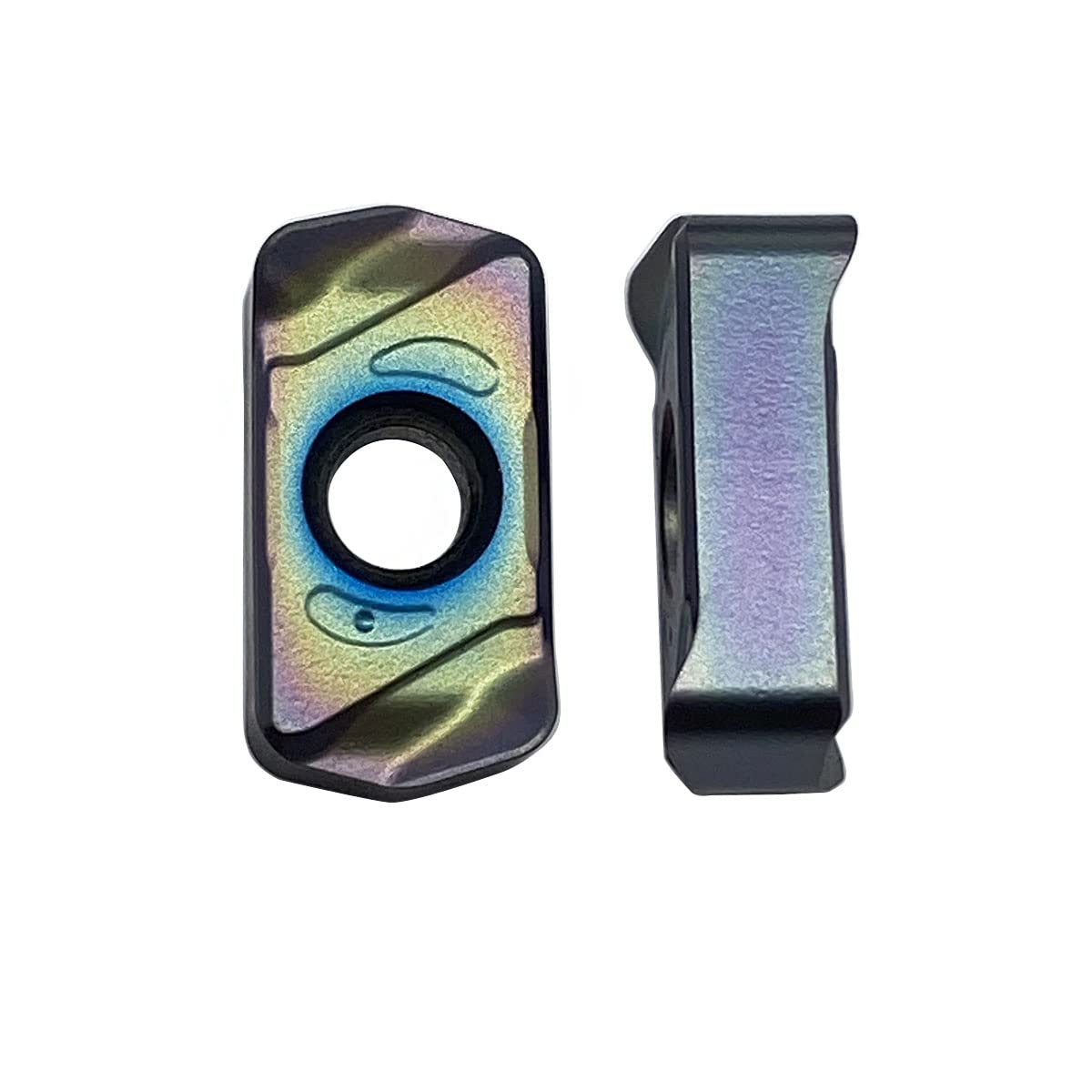 GBJ10pcs LNMU0303ZER MJ ZM1135 Fast Feed Carbide Milling Inserts Face milling Slotting Milling Carbide Inserts Cutting Tools for EXN03R LNMU03 Fast Feed End Mill Holder