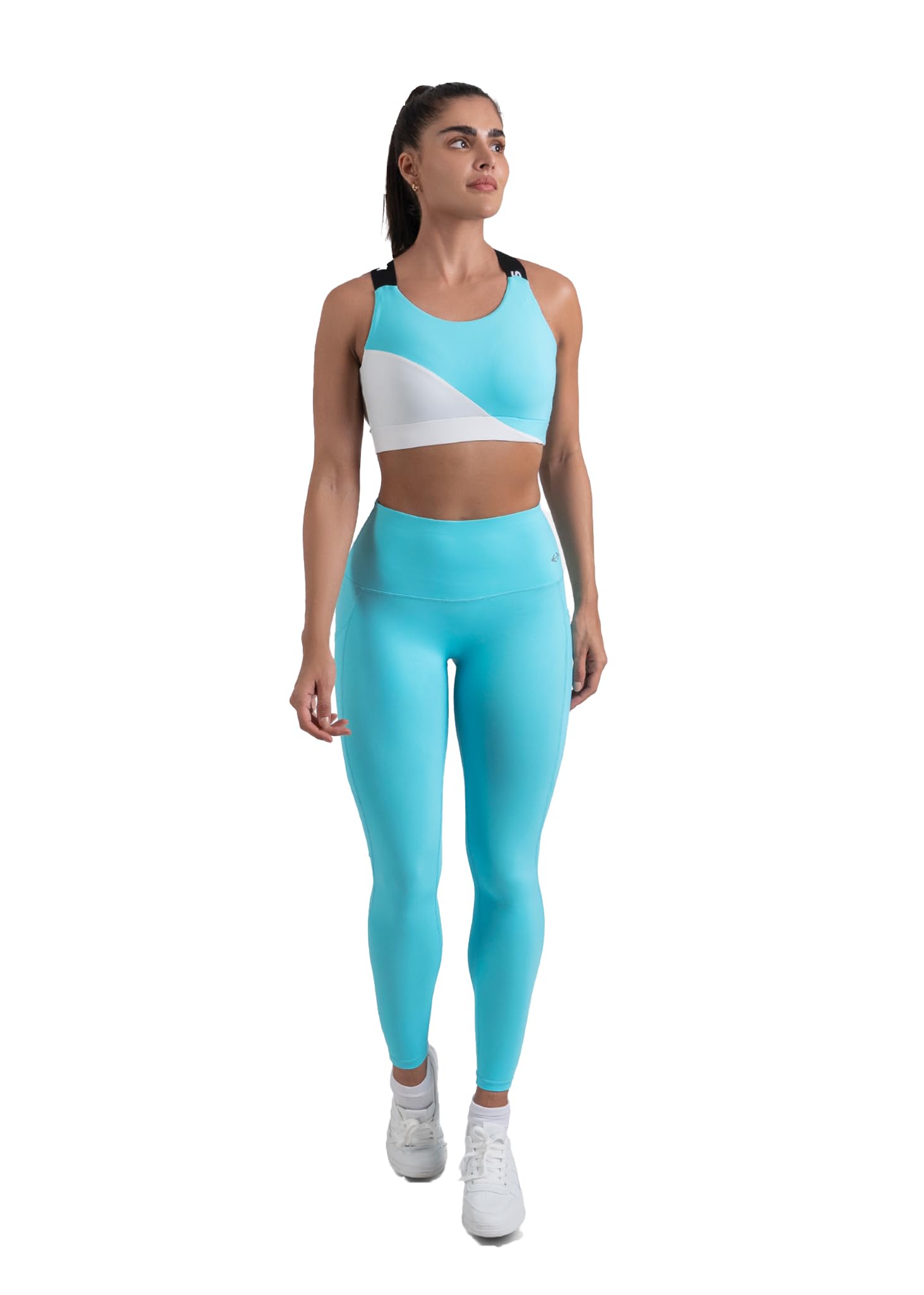 Women's Adjustable Crossover Sports Bra – Nylon Flex Fit, High Support, Stylish Showstopper Design for Gym, Yoga, and Workout-image-16