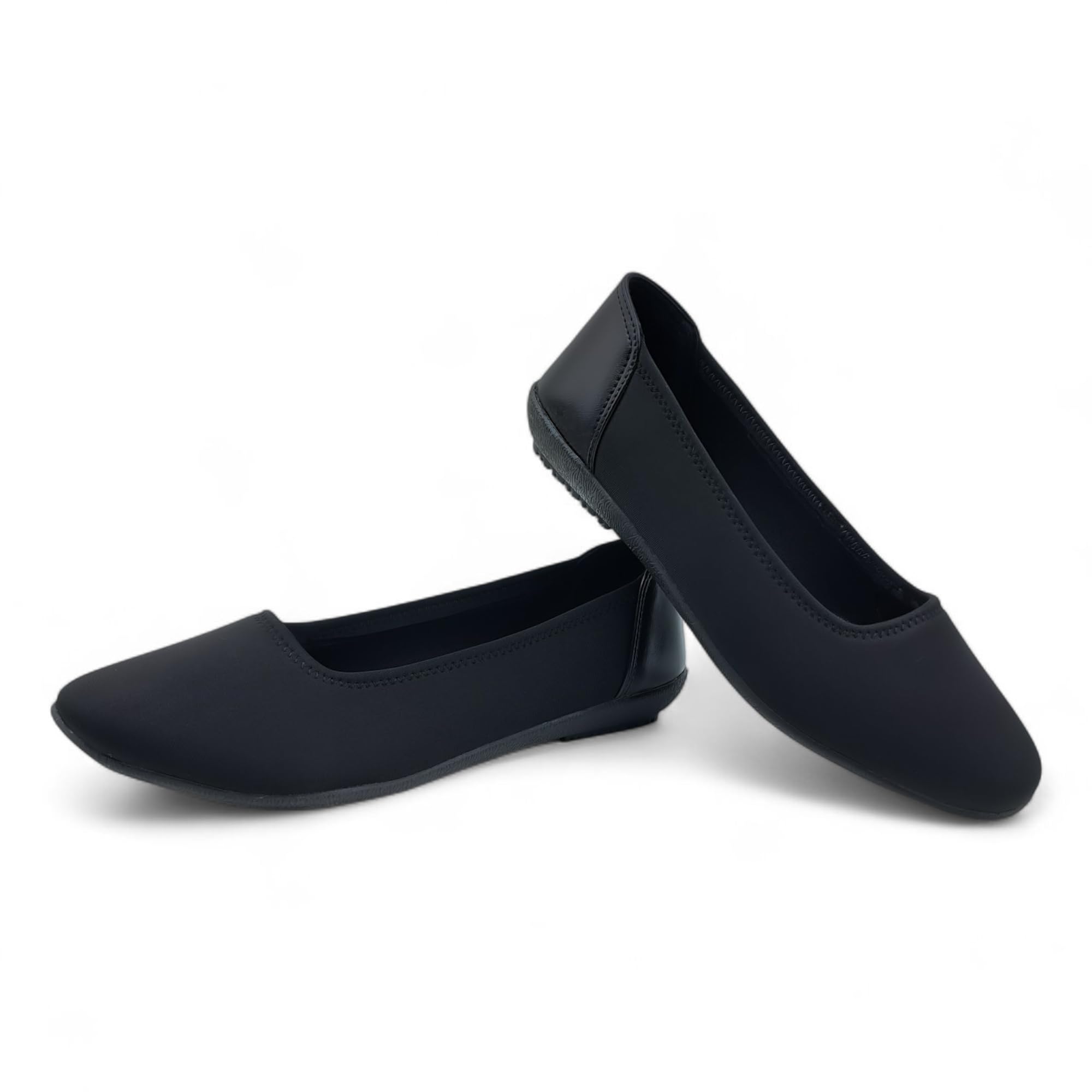 WESTOES Midnight Black Belly Shoes Especially for Women | Office Wear or Dailywear | Doctor Insole Pain-Free | Budget Friendly | Comfort for All-Day (Off01)-picture-22