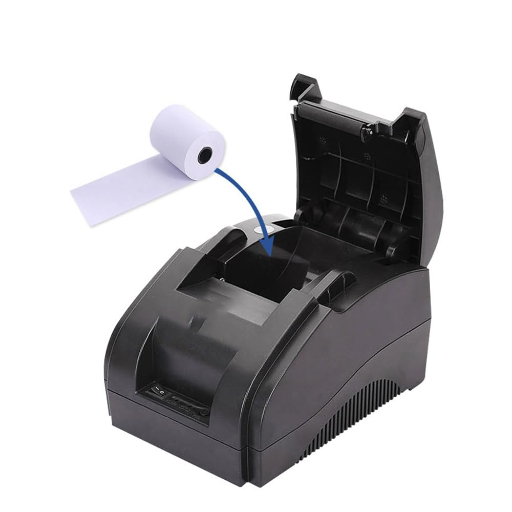 Drukarka POS 58 mm USB termiczna drukarka pokwitowań obsługuje połączenie poleceń ESC kompatybilna z zestawem poleceń drukowania systemu Windows